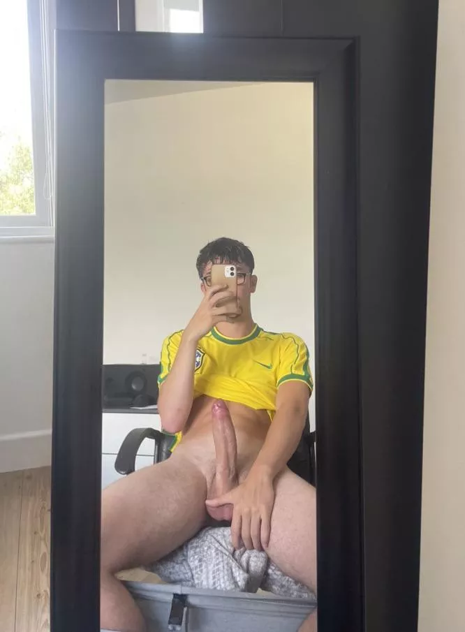 Be honest, would you ride my huge cock after a long day of soccer practice? posted by HugeTeenRod