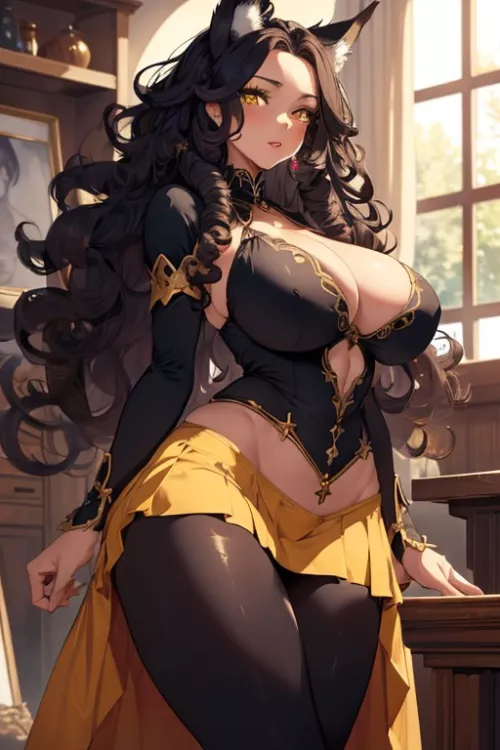 Bee colored neko queen by Hyperion1036