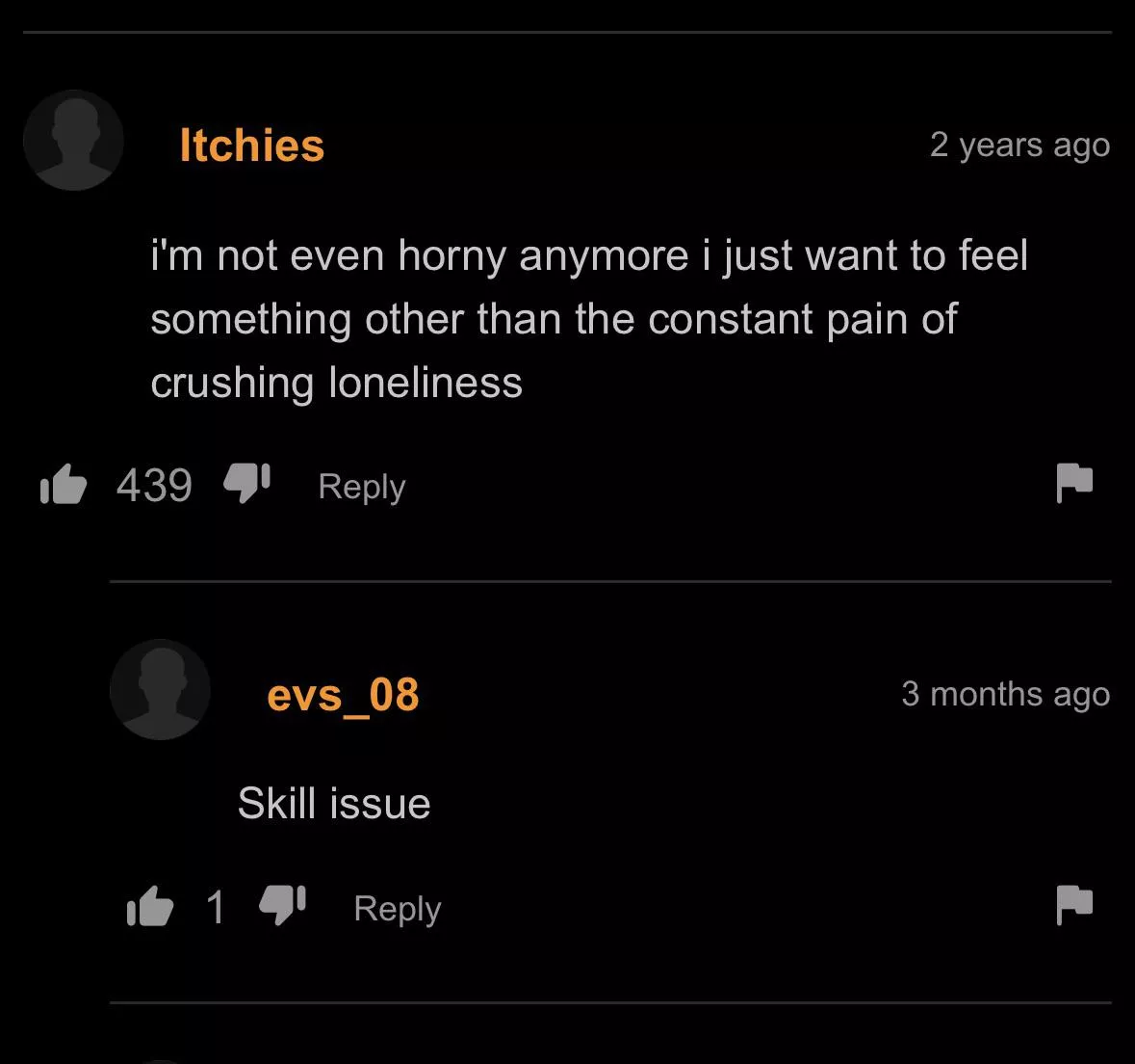 blud is depressed posted by lazyCroquer