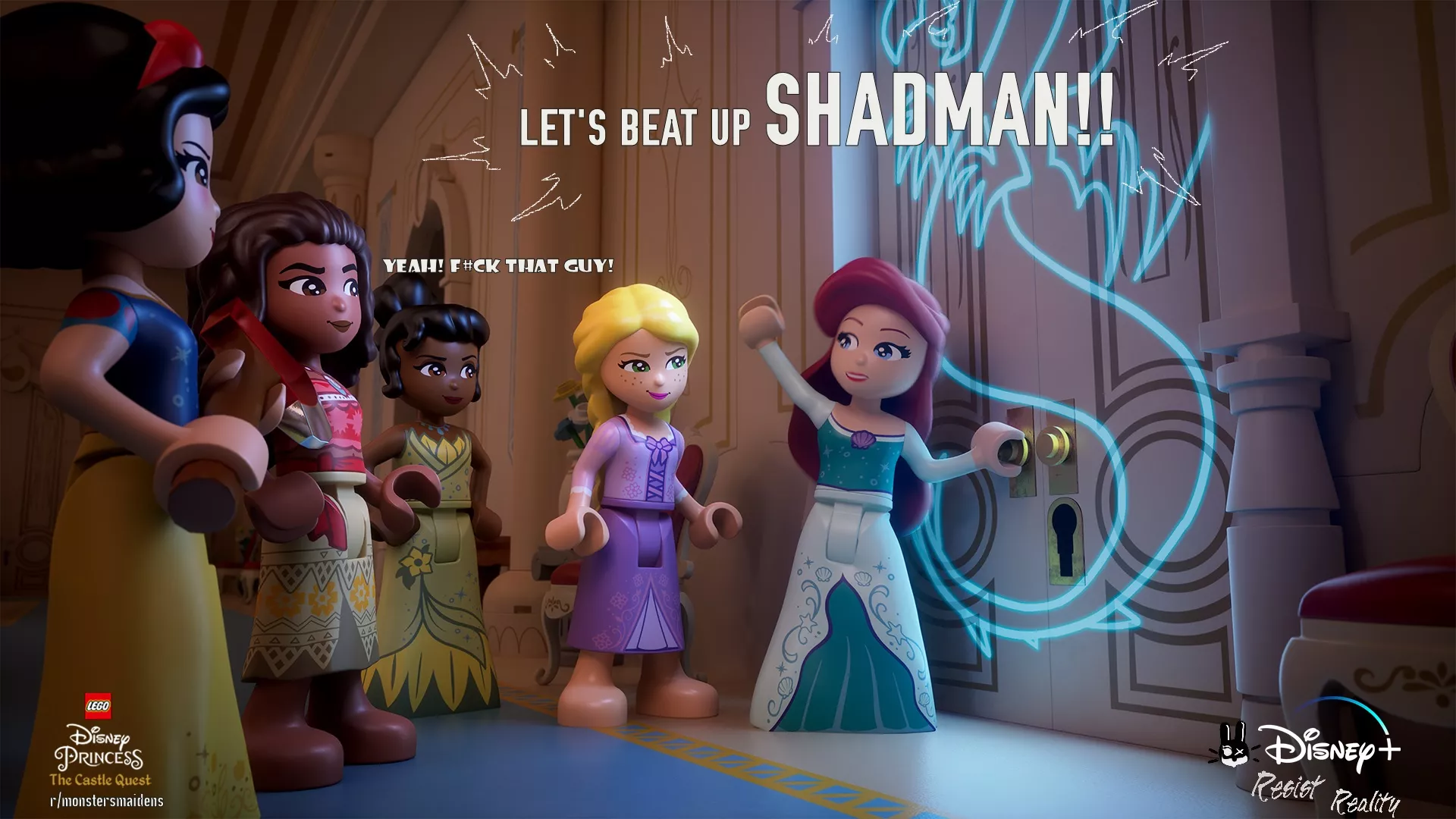 Disney princess take their revenge! [Resist Reality] posted by SyntheticWaifu