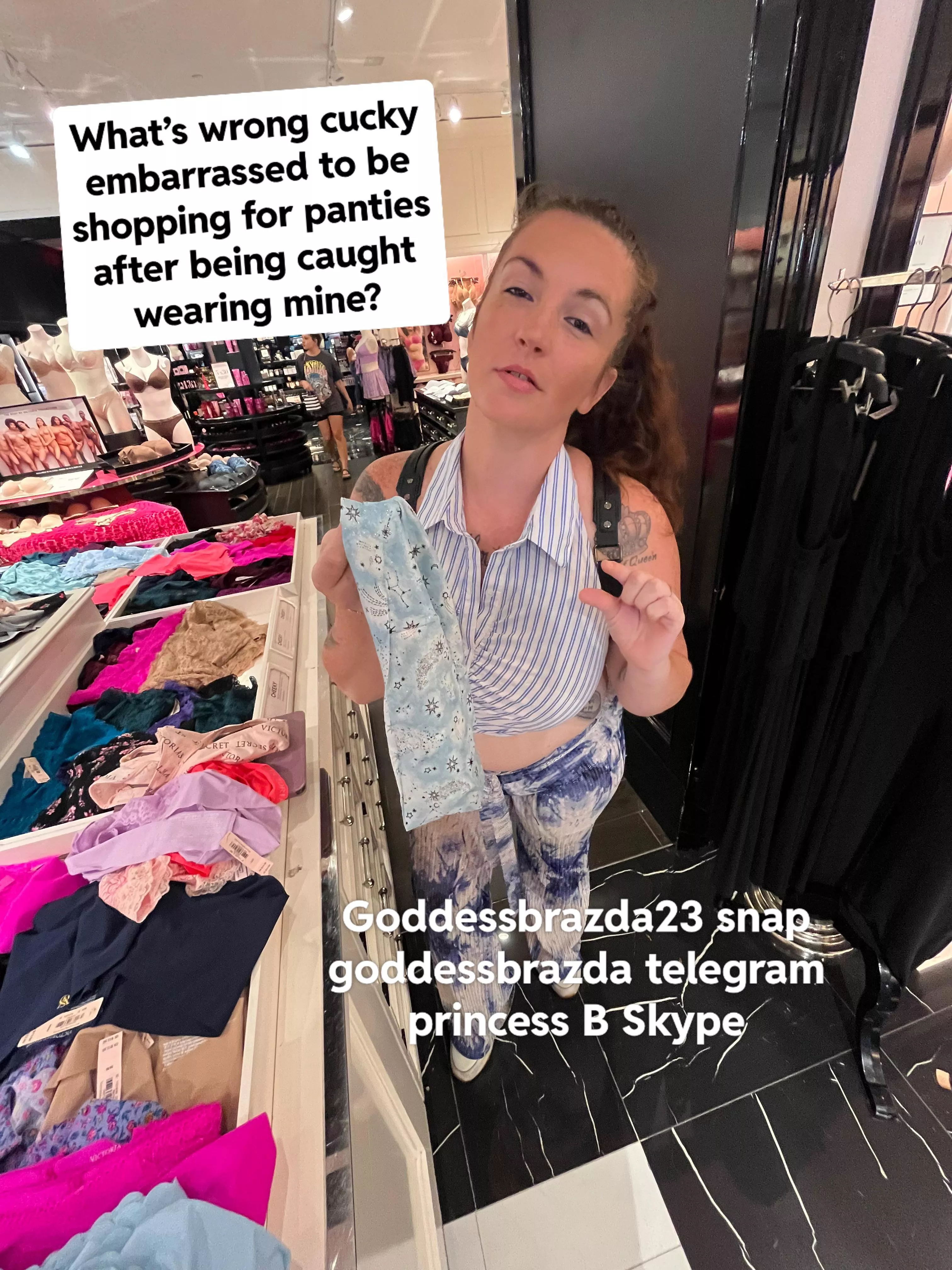 Don’t be shy about it cucky posted by DaddyBrazda