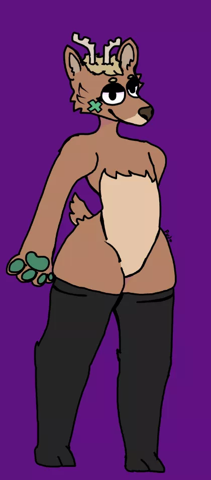 Drew my fursona Nobu posted by tiskikone_