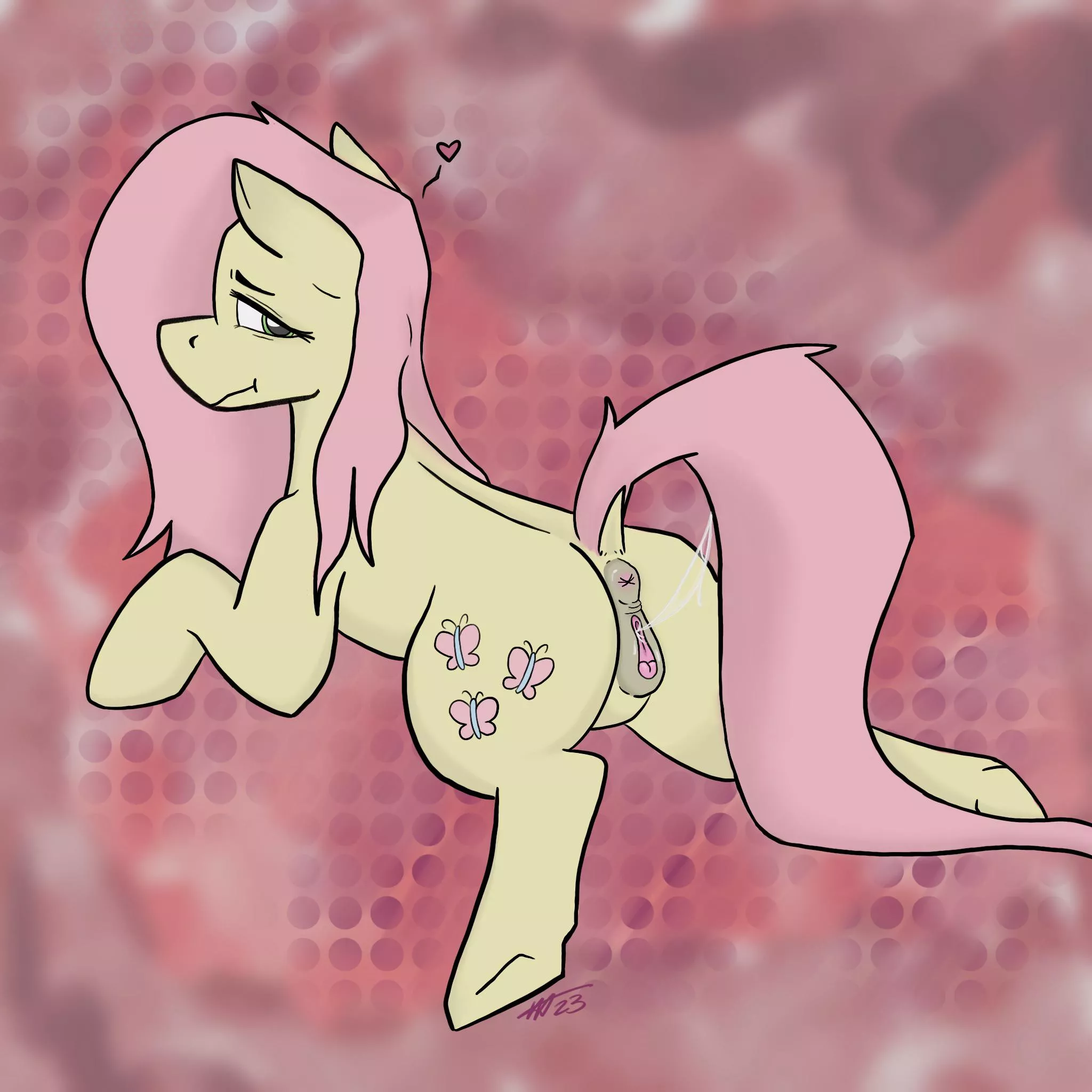 fluttershy (my art) posted by Mossyy_