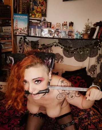 Gagged and restrained for your pleasure posted by MissNekotied