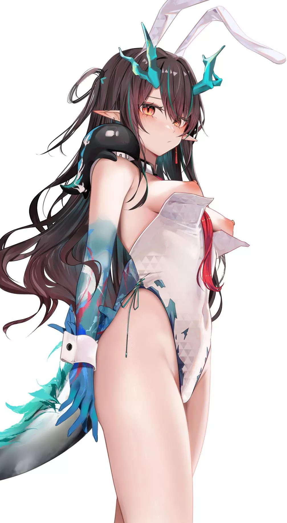 Her outfit is a bit too loose posted by collegemav