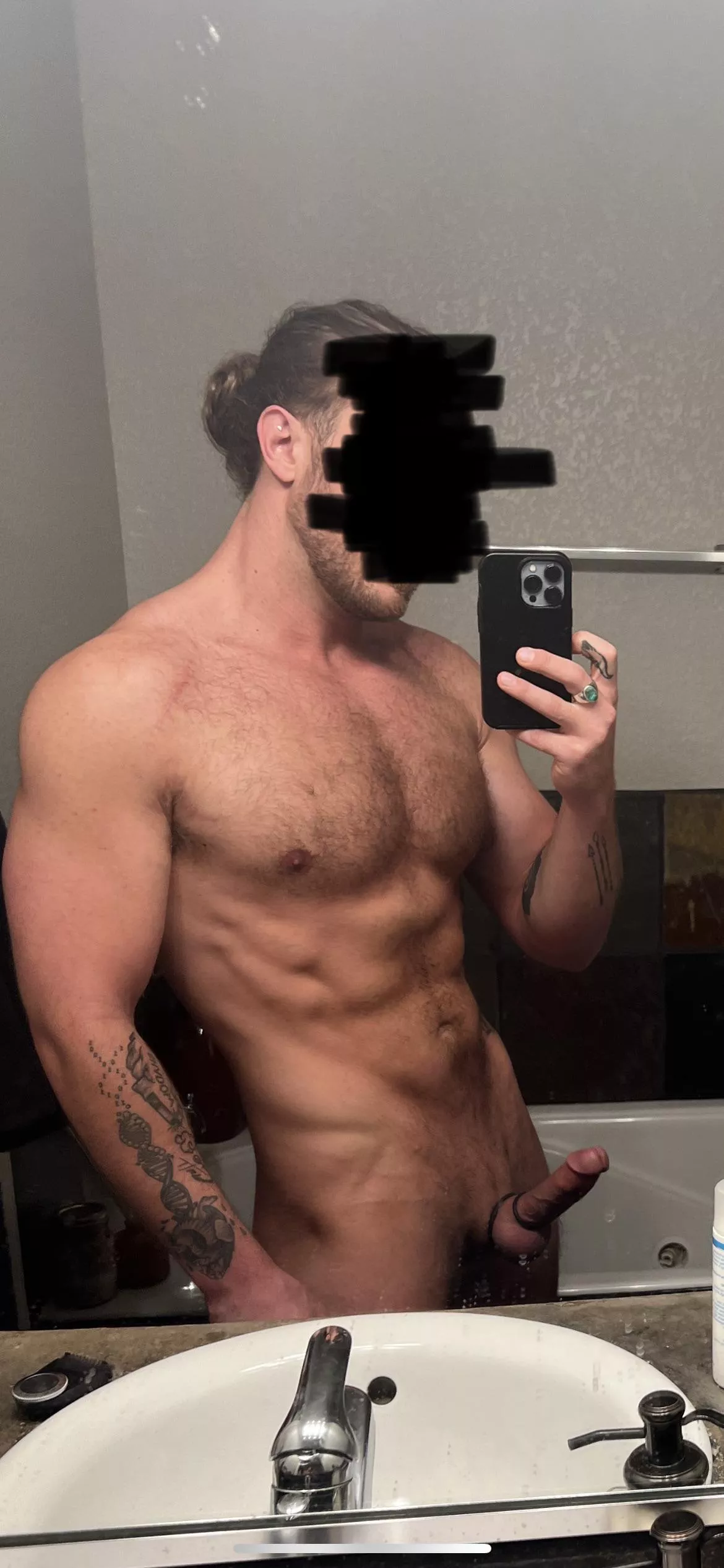 Hubby doesn’t think his cock is big enough to fit in here. Let him know if you’d share it with me posted by hawtmomm