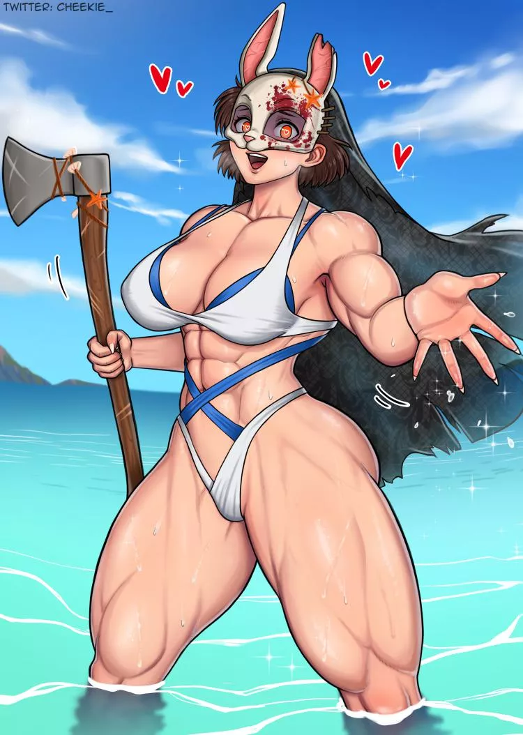 Huntress from dead by daylight [Cheekie_] posted by Cheekie_Art