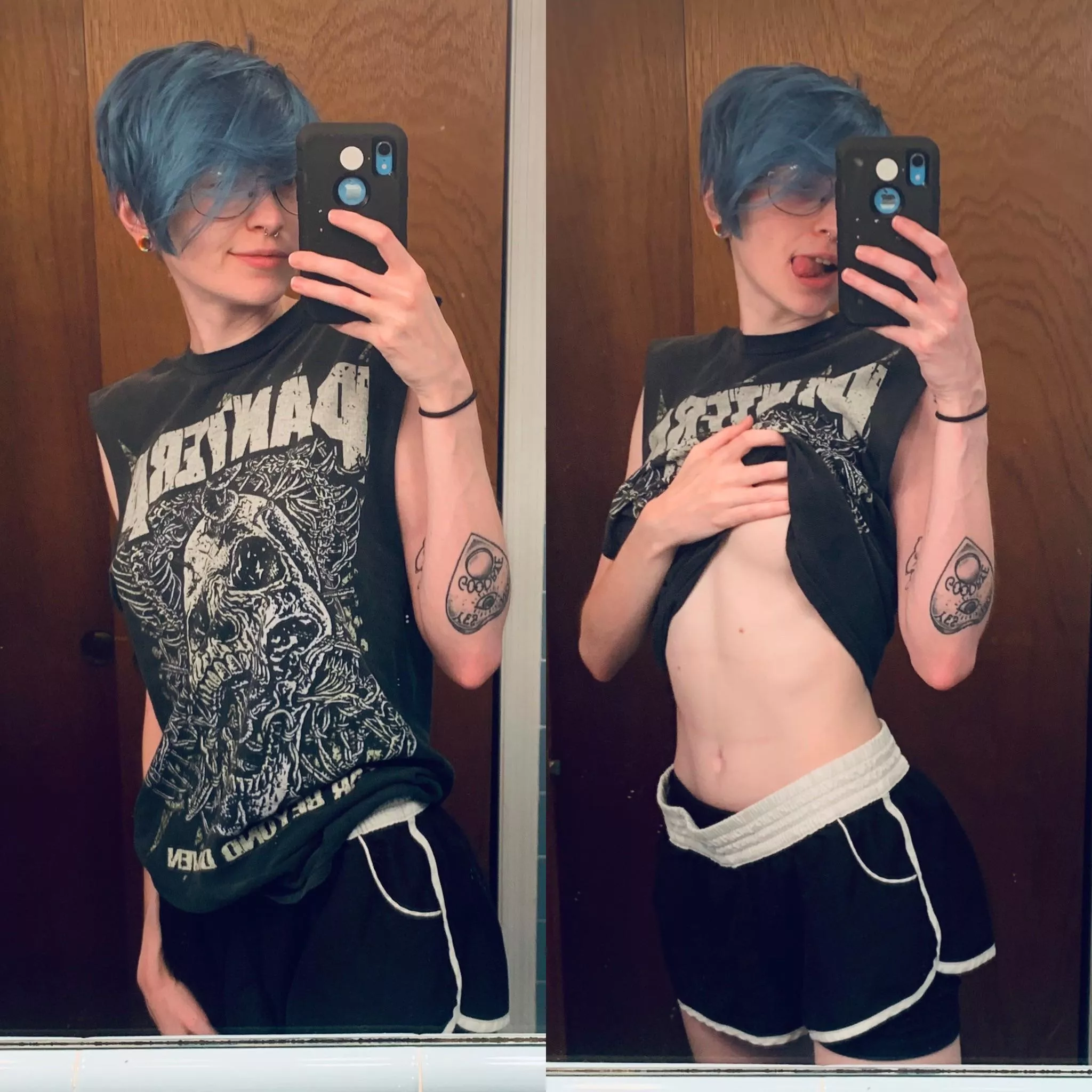 i hope you like emo neon babes too💙 posted by dejectedwraith