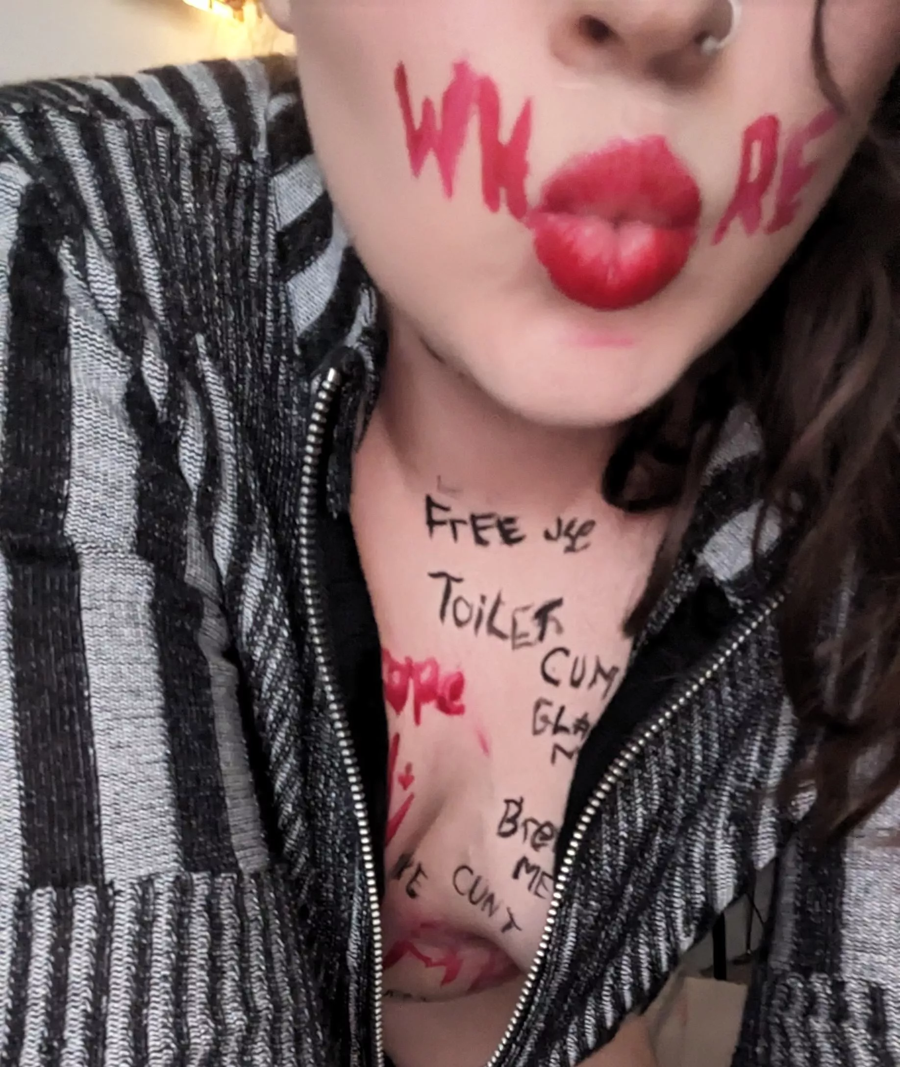 I think my lips are p perfect for the WHORE lipstick posted by RxvenGirl