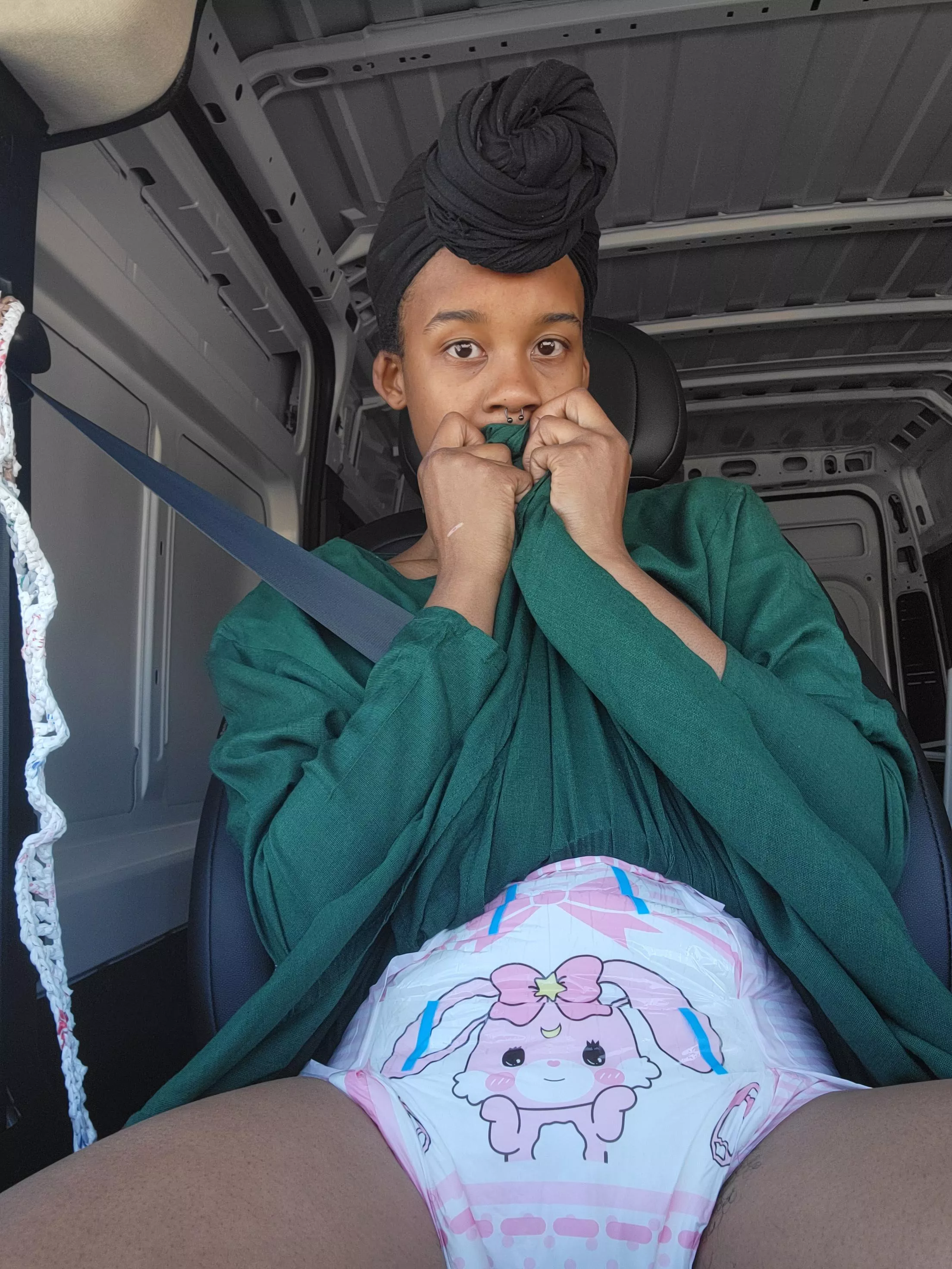 I wore this diaper on my roadtrip last week so poofy! posted by TheEbonySaint