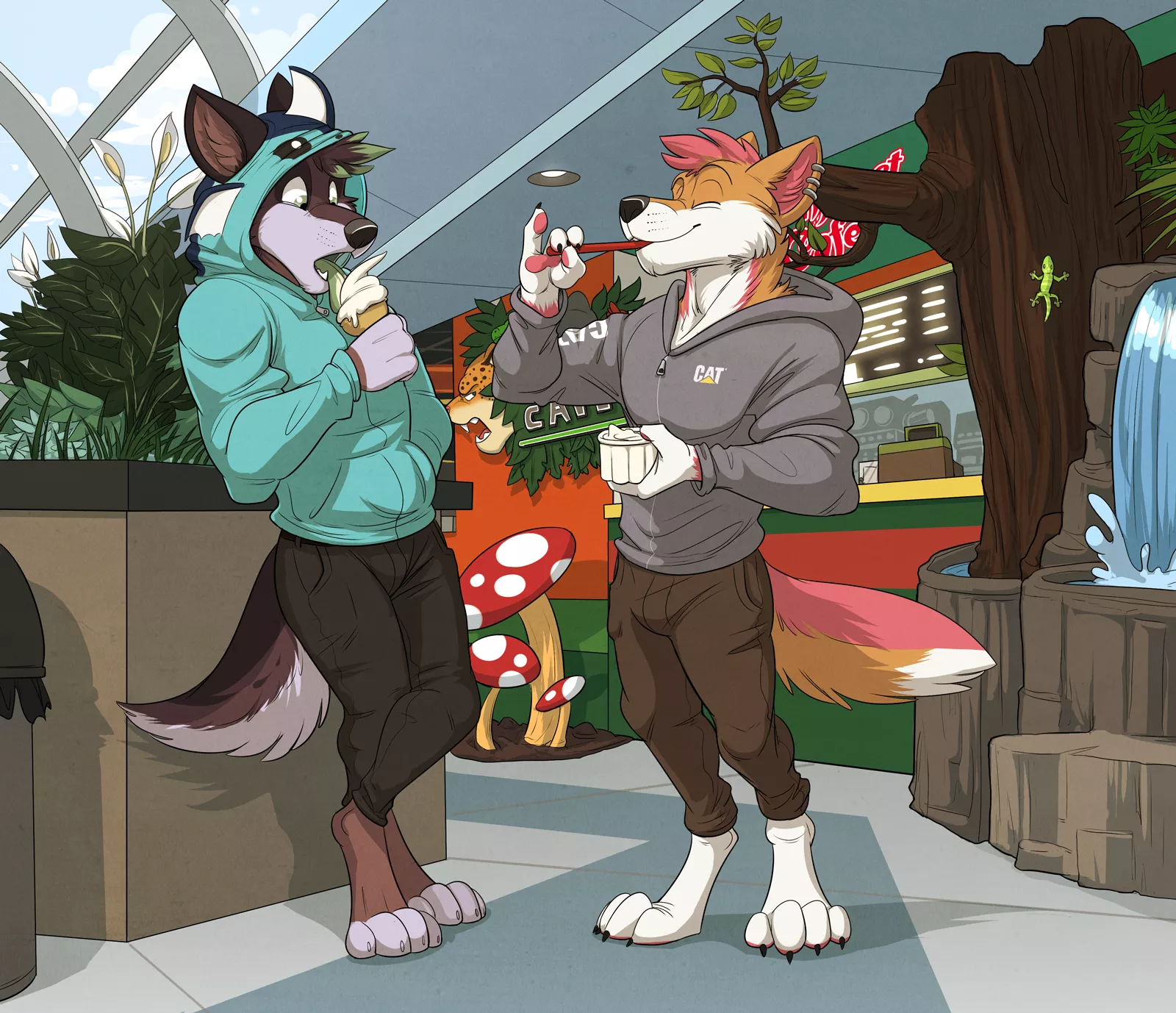 Ice Cream at the Mall [Temiree] posted by DL2828