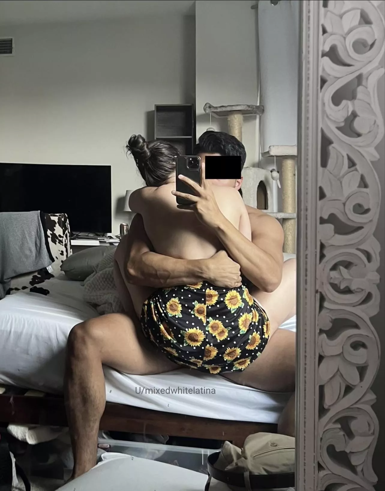 I’m holding on for dear life lol posted by mixedwhitelatina