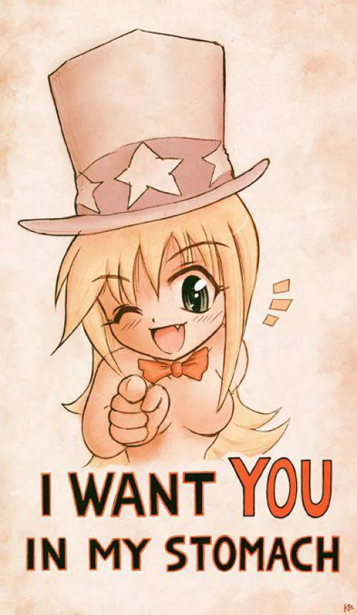 {image} only you can keep the preds belly's full! enlist to a stomach today! together we can crush this rebellion. by Mr-Snackable