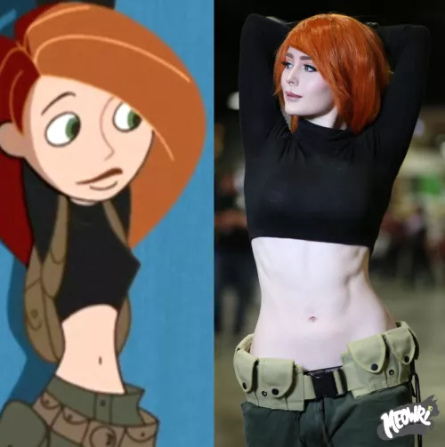 Jenna Lynn Meowri as Kim Possible by Ok-Psychology-361