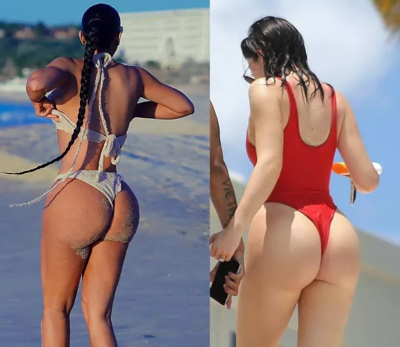 Kim vs Kylie ass battle, which ass are you taking? by Hung_Monster_630