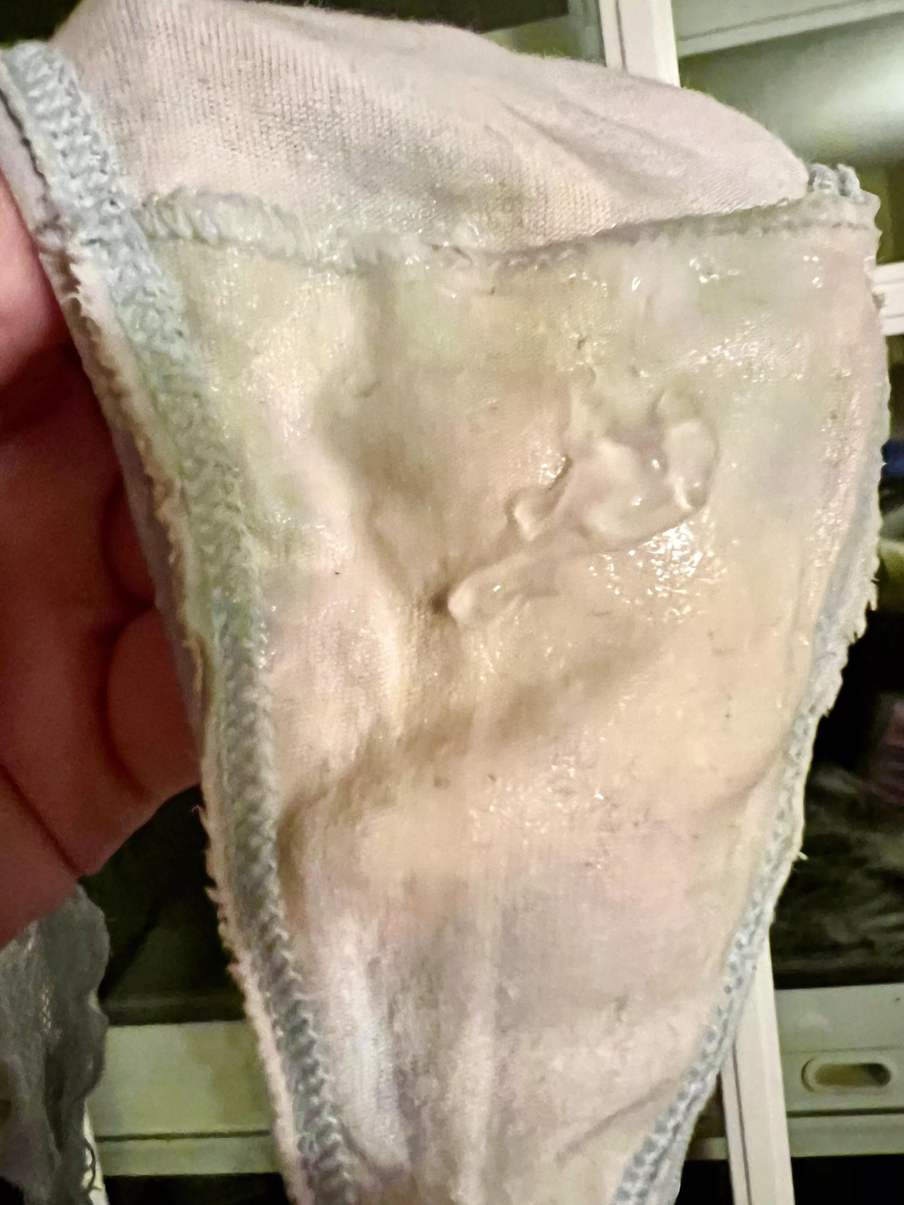 More heavenly grool on my already dirty thong 😍 posted by Sinful-Lexi