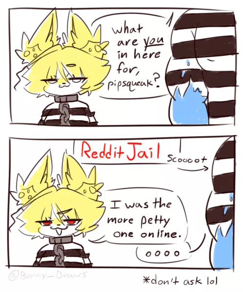(OC) just a silly little comic by BonnyDraws