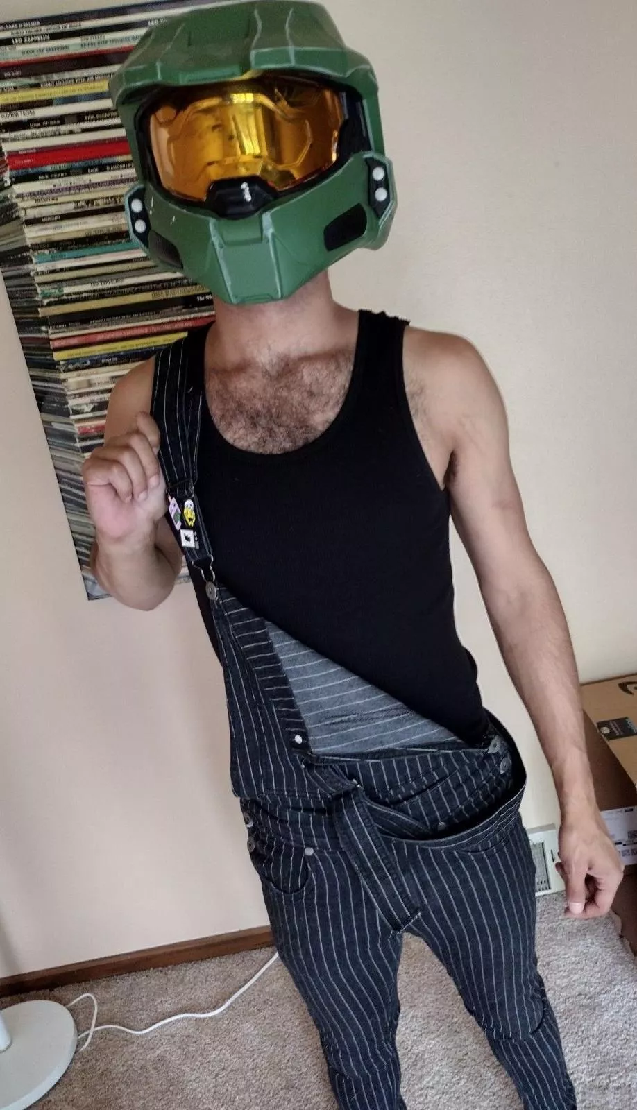 Rocking the master chief helm 😁 posted by SpareArmadillo8484