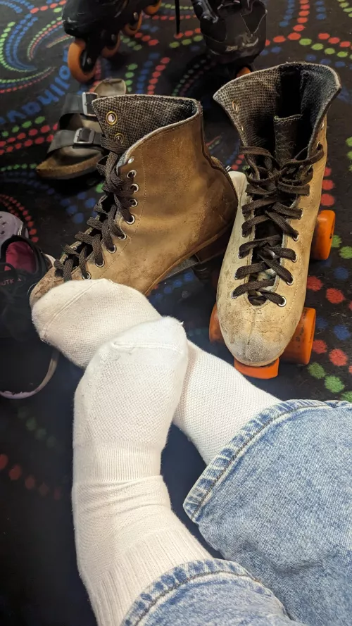 [selling][us] These socks are getting used today. Pilates, chores, practice, and roller skating! by StickyNikki247