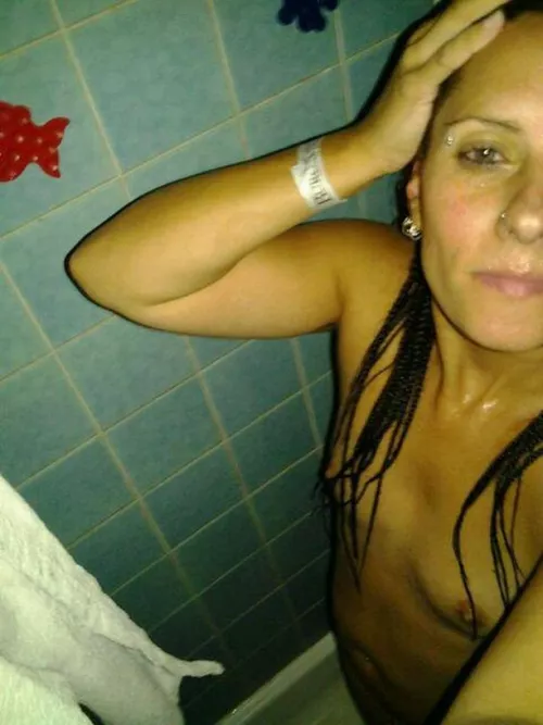 Shower time. Not much to look at. by DarthErb26