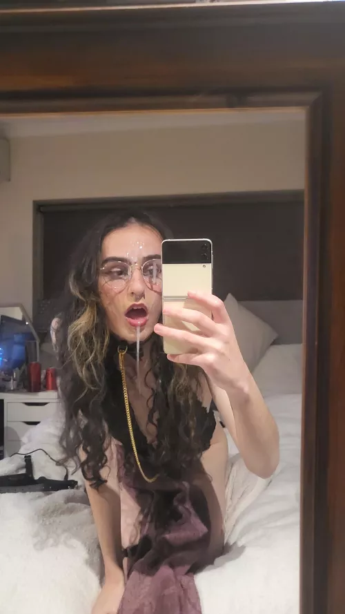 Throat fucked and covered [F] by Nympholuna