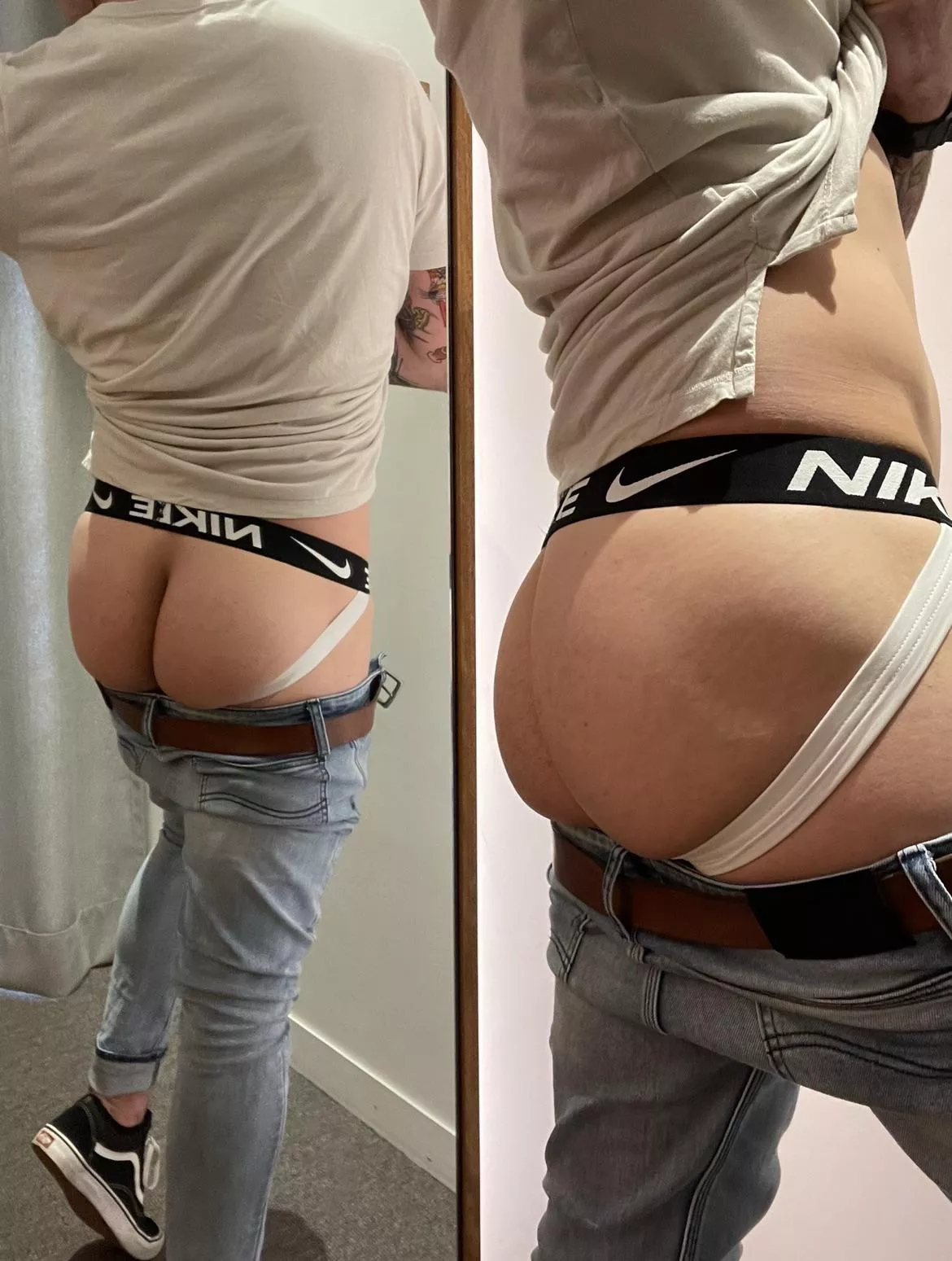 Wanna sneak into the change room with me? posted by Strict_Start_5595