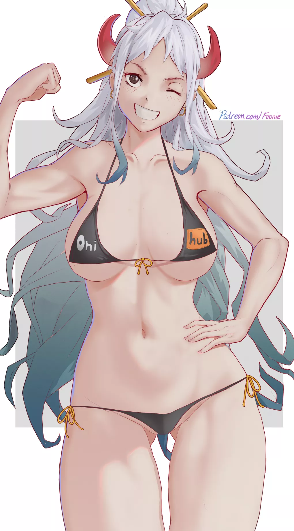 Yamato's new bikini 💖 posted by Funi97