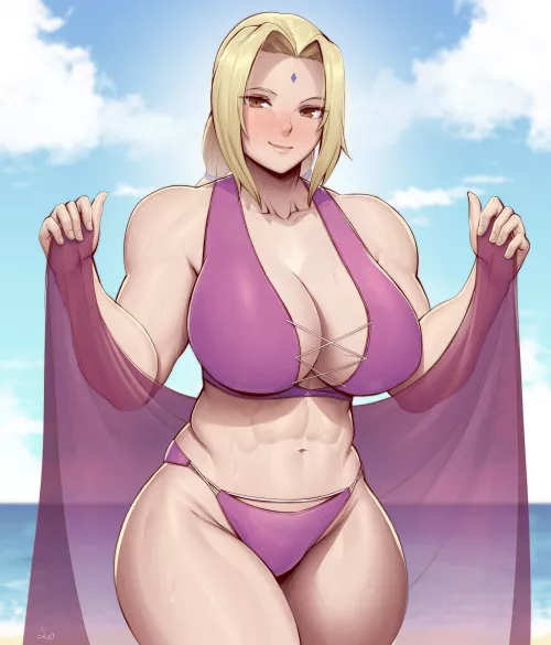 Buff Tsunade [Artist: SpeedL00ver] by ComaOfSouls