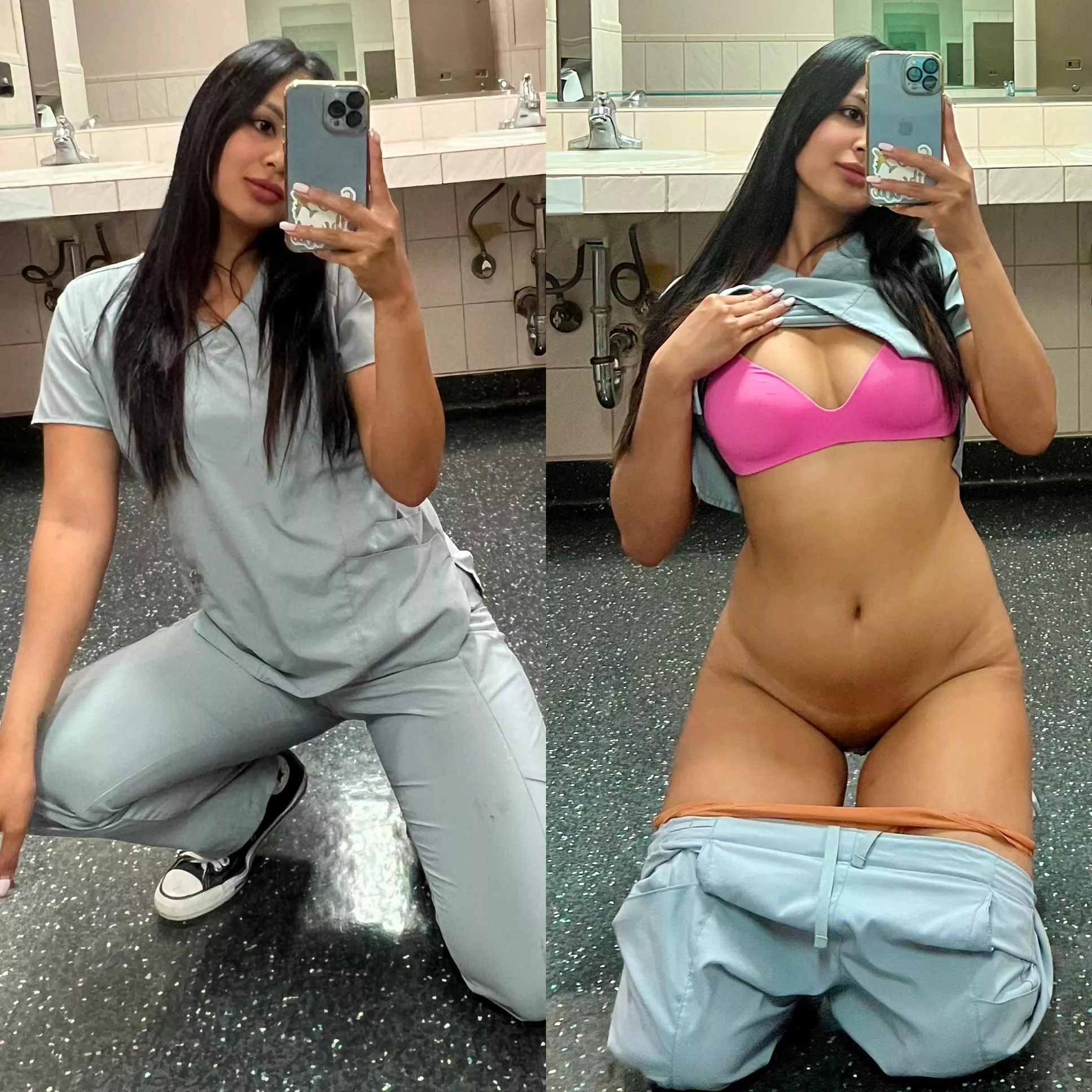 Coulda been a nurse, instead I decided to be a slut… oh wait I can do both 🙊 posted by hellokittyk