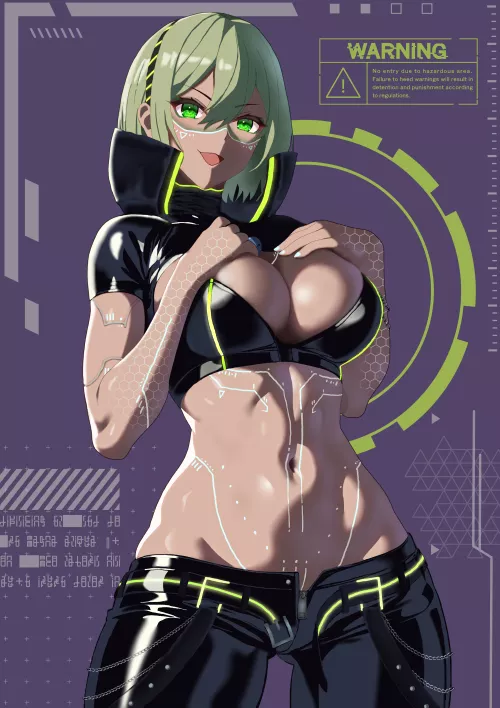 Cyberpunk Midriff by CheetahSperm18