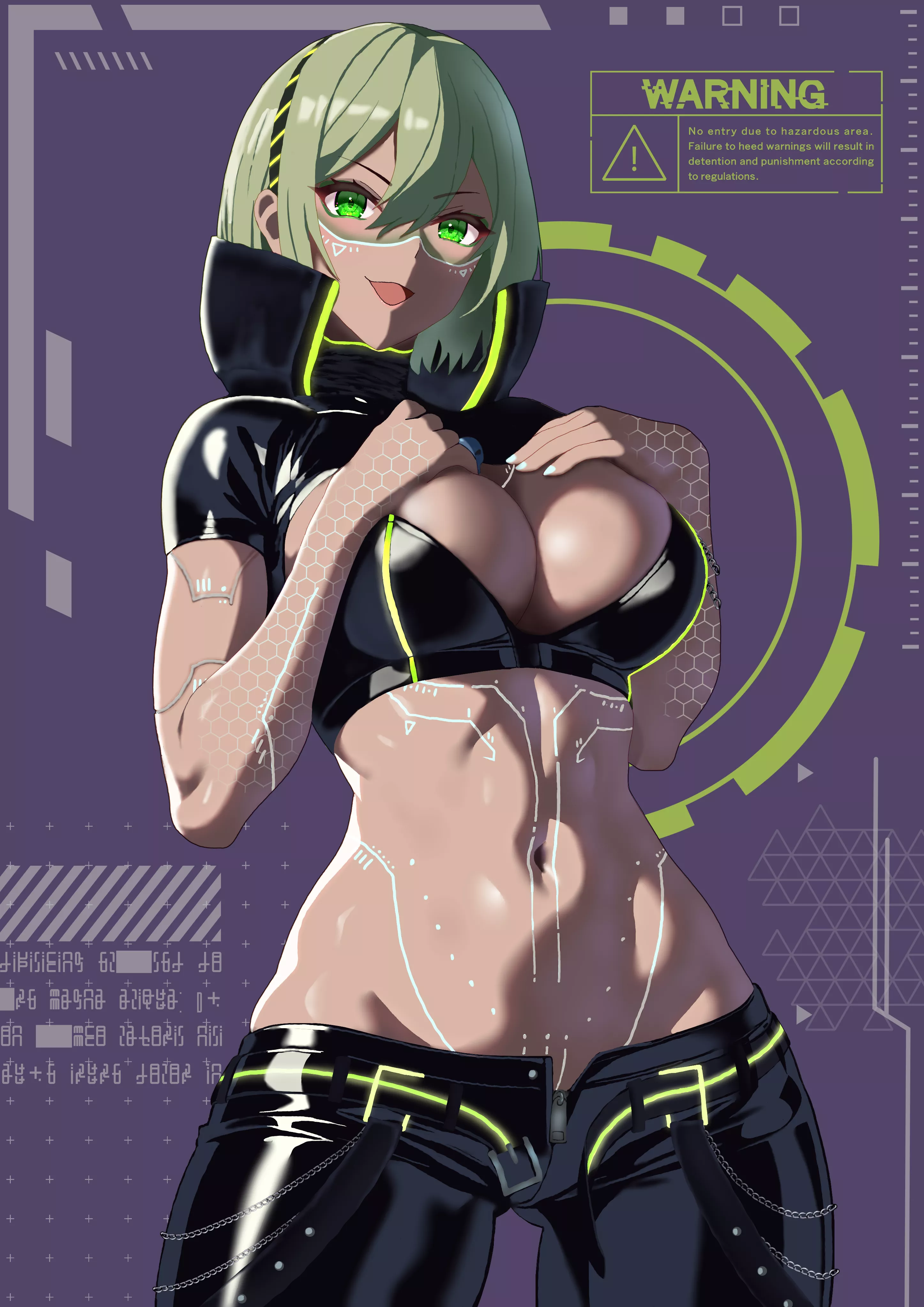 Cyberpunk Midriff posted by CheetahSperm18