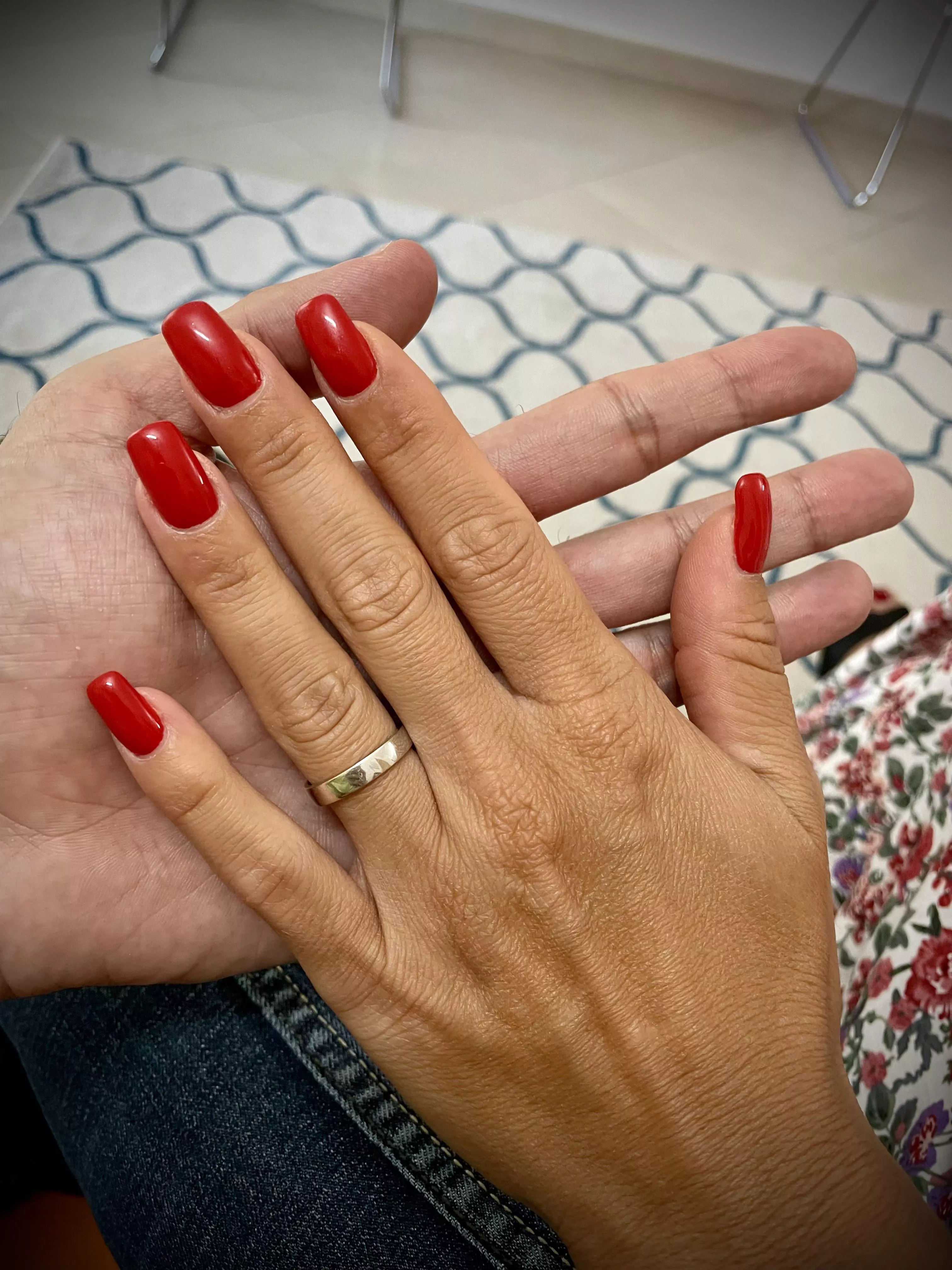 Just my red nails today posted by MyNailsFetish