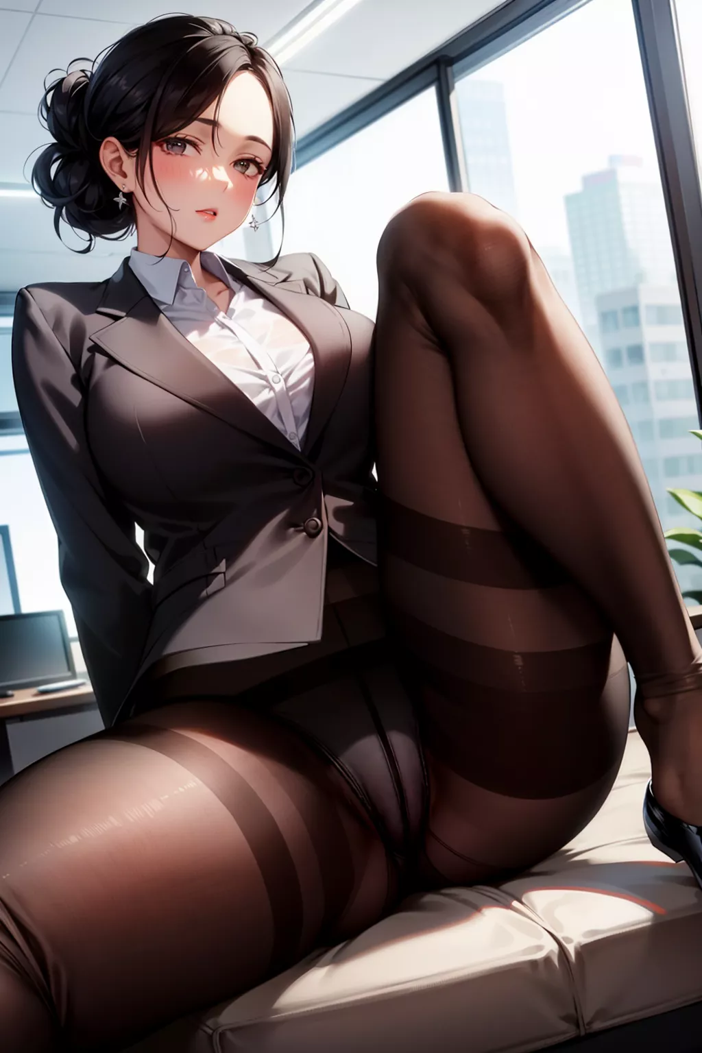 Office Lady Thighs posted by CheetahSperm18