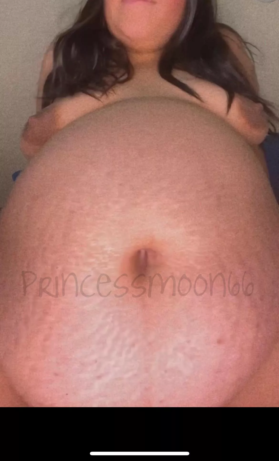 Perfectly round twin belly! What would you do to me ? 🤰🏻 posted by Milkymooon66