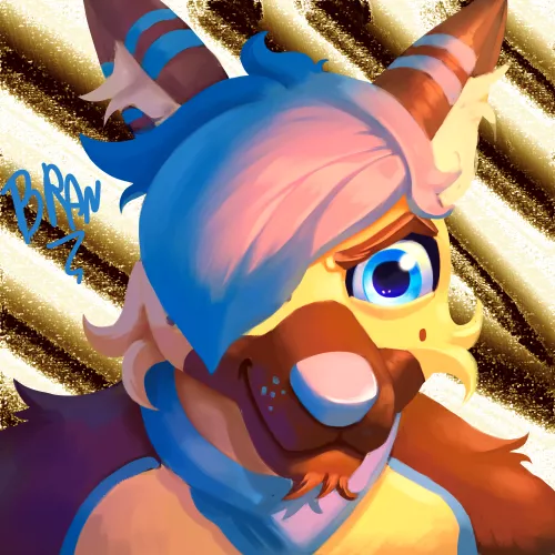 ShepGoesBlep very cute ^^ (art by me) by BranArts