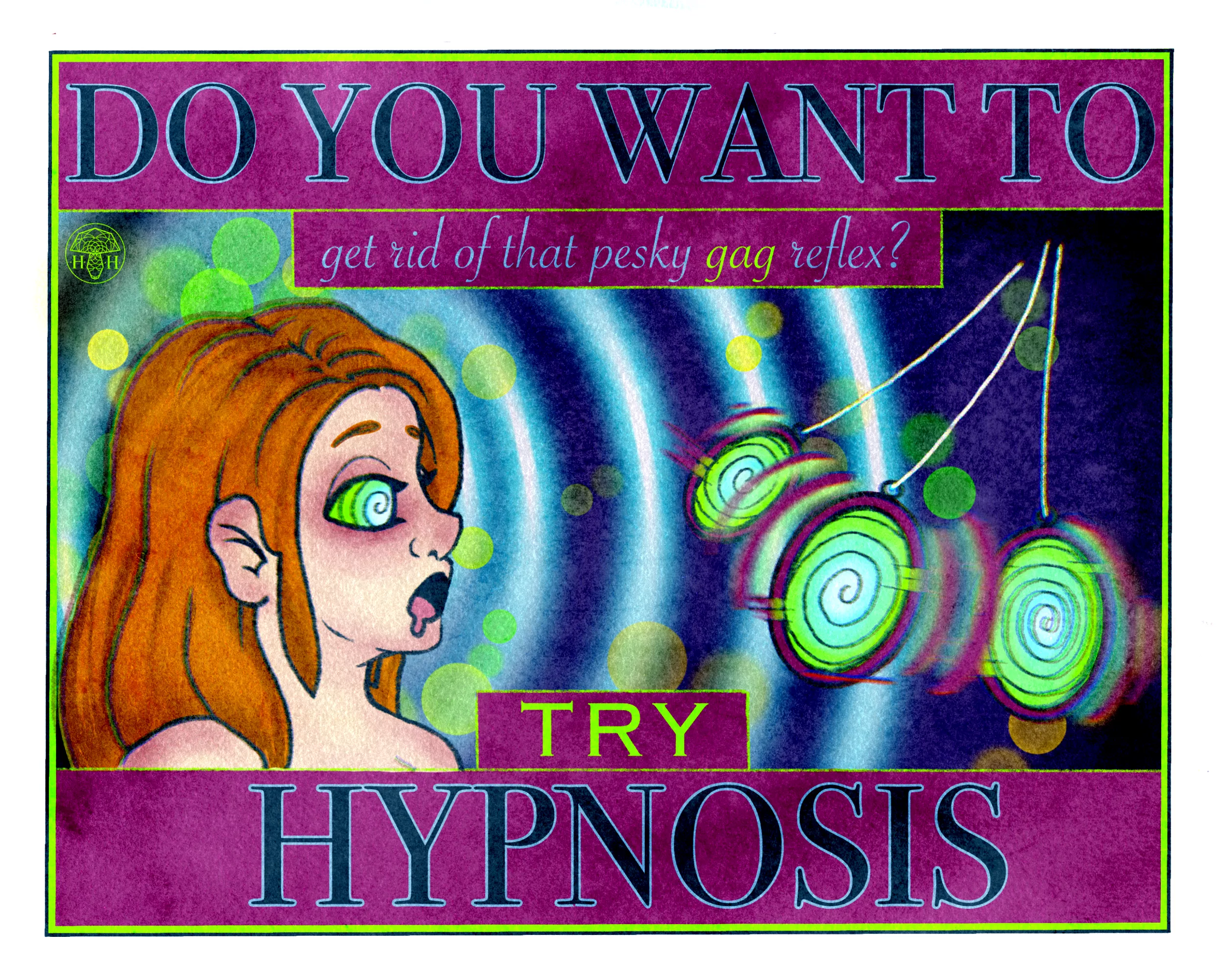 Try Hypnosis [Hypnotic Hyphae] (digital art) (gag reflex training) posted by HypnoticHyphae