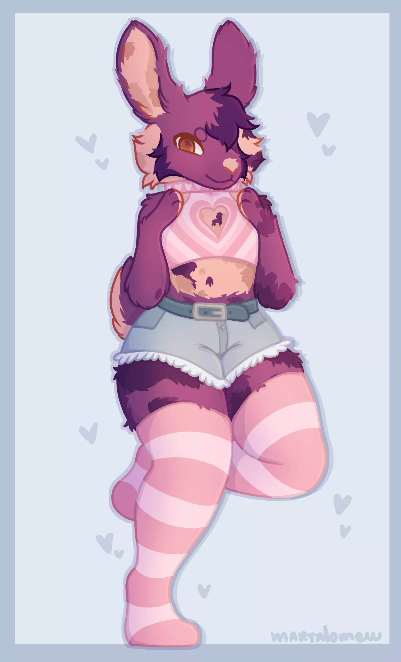 >w< look at him! (art by me, @martalomew on twitter, comms open) posted by martalomew