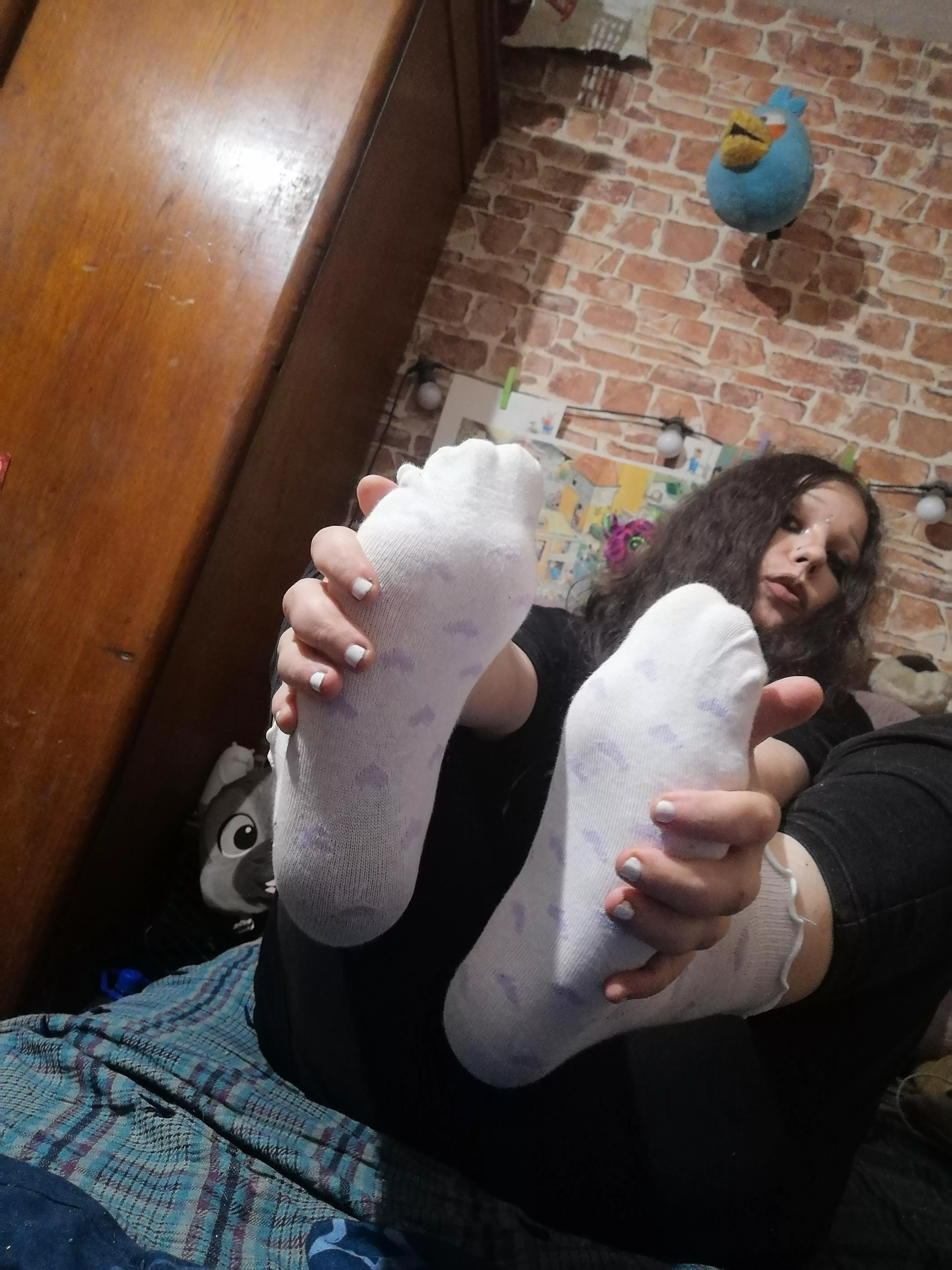 Come take those snow White fresh socks off posted by eddiya3