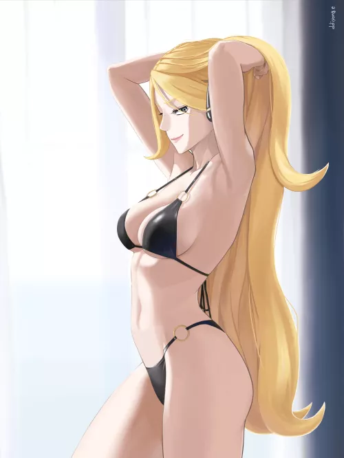 Cynthia [Pokemon] by xSaviour_N