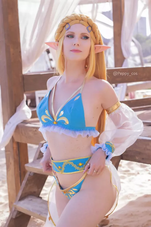My Zelda in swimmsuit cosplay by peppy_cos