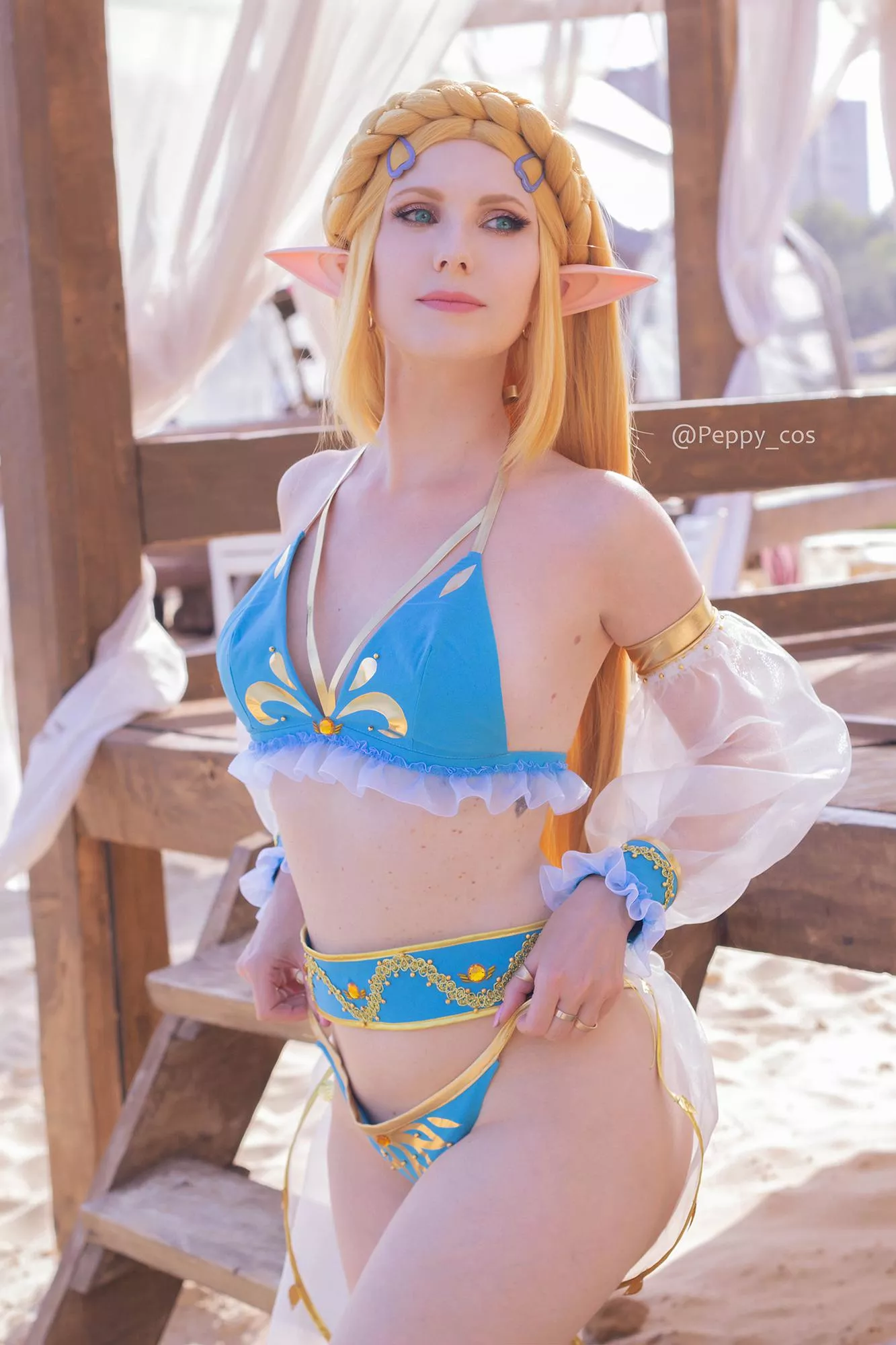 My Zelda in swimmsuit cosplay posted by peppy_cos