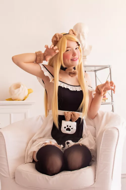 Puppy maid OC by Murrning_Glow by MurrningGlow