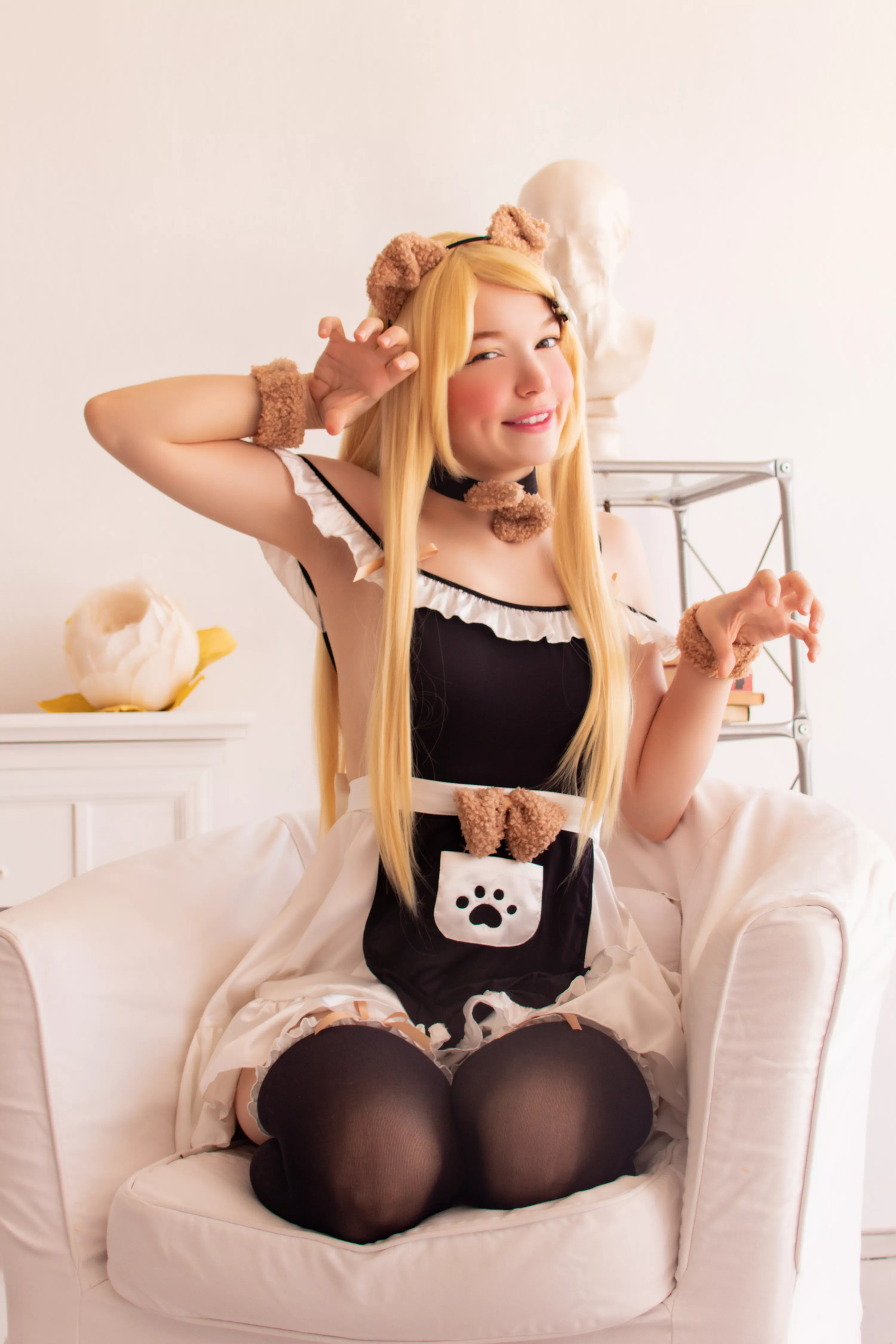 Puppy maid OC by Murrning_Glow posted by MurrningGlow