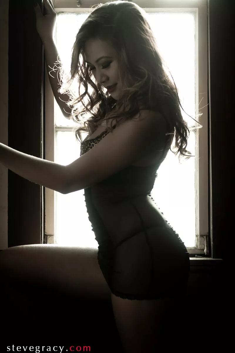 Angela in the window posted by SteveGracyPhoto