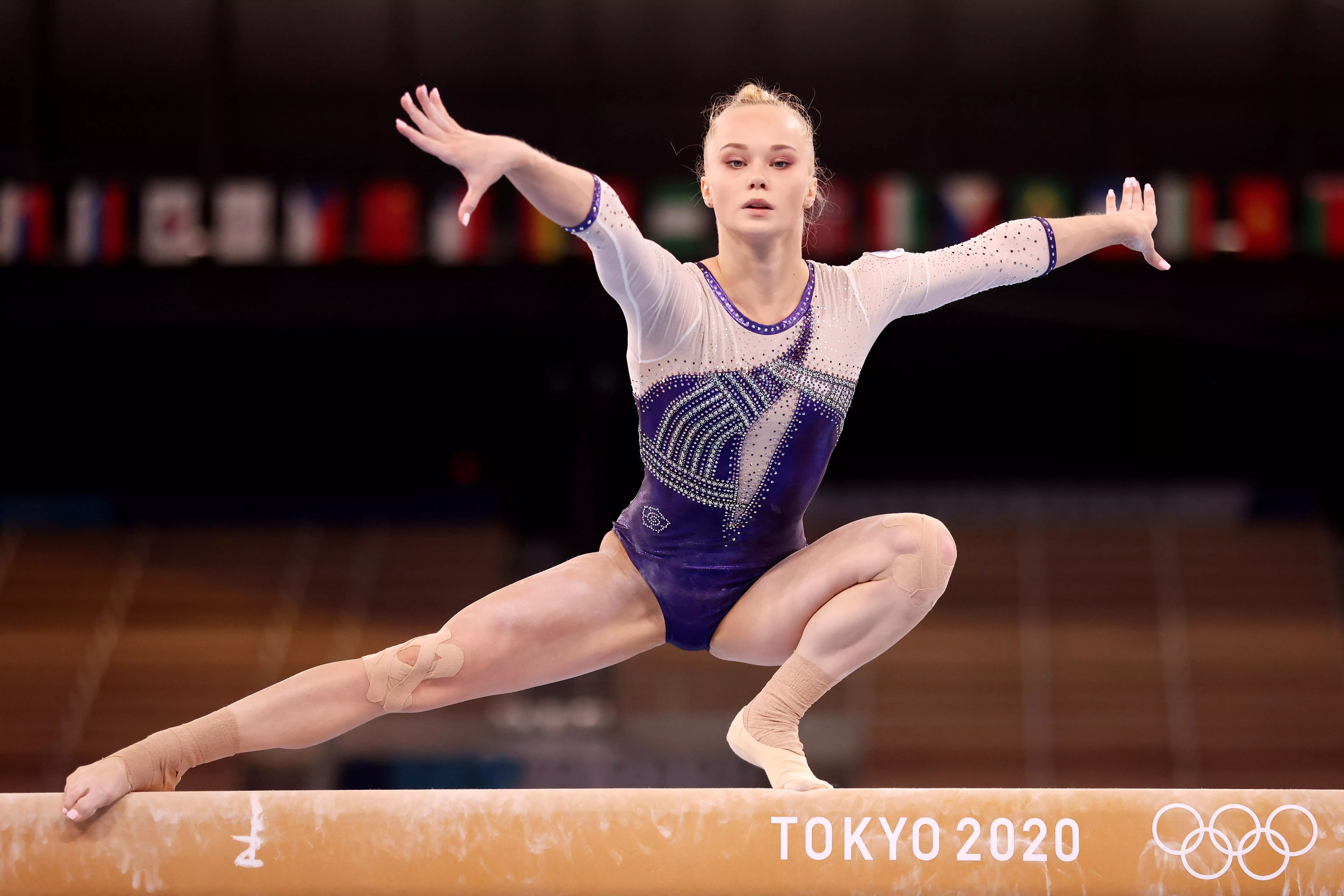 Angelina Melnikova on the balance beam - Russian gymnast posted by star_form_tree