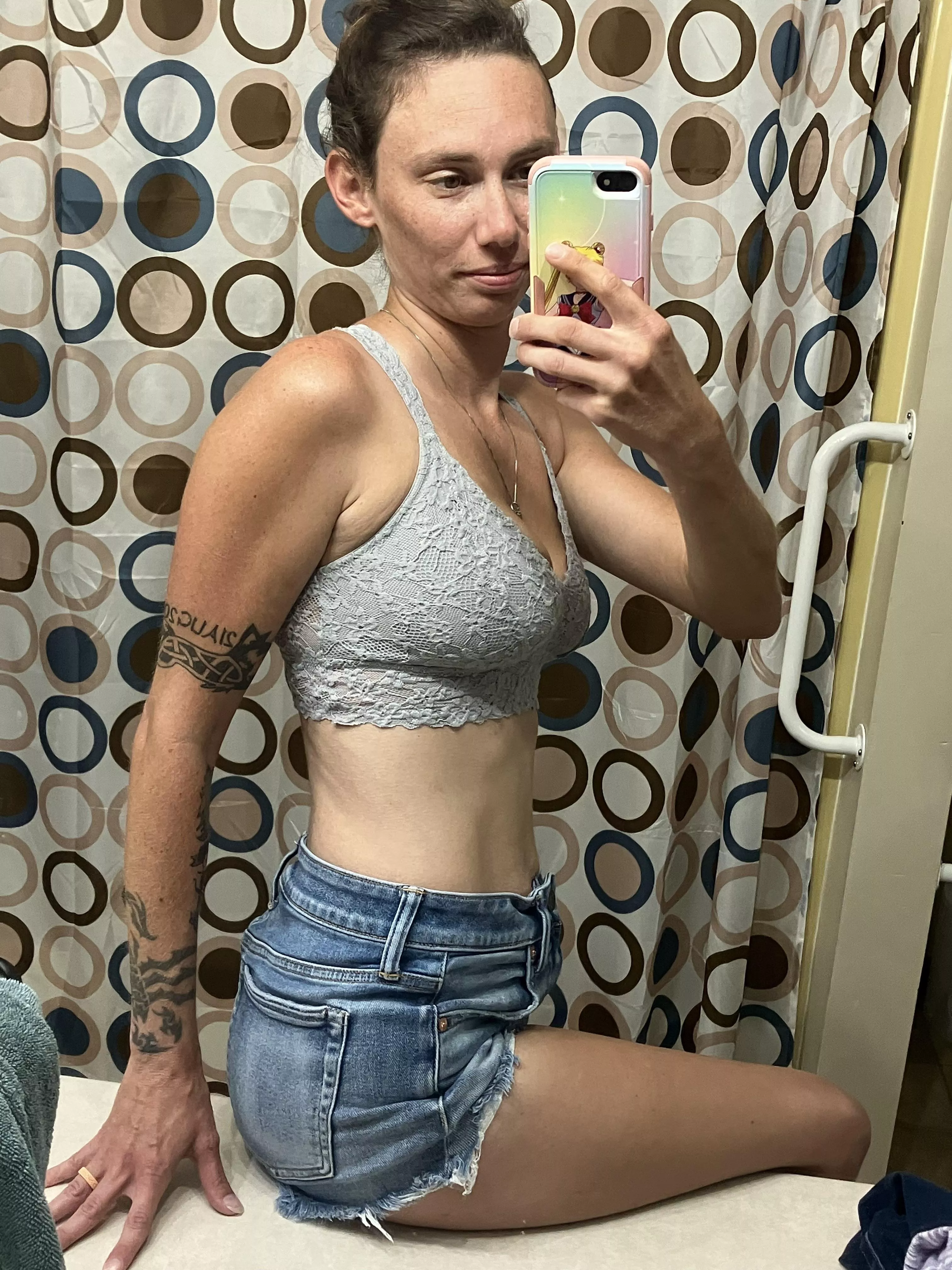 Bathroom selfie😝😝😝 posted by Lacey_kacey4u