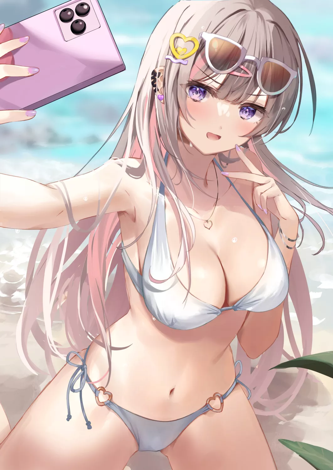 Beach Selfie [Artist's Original] posted by CheetahSperm18