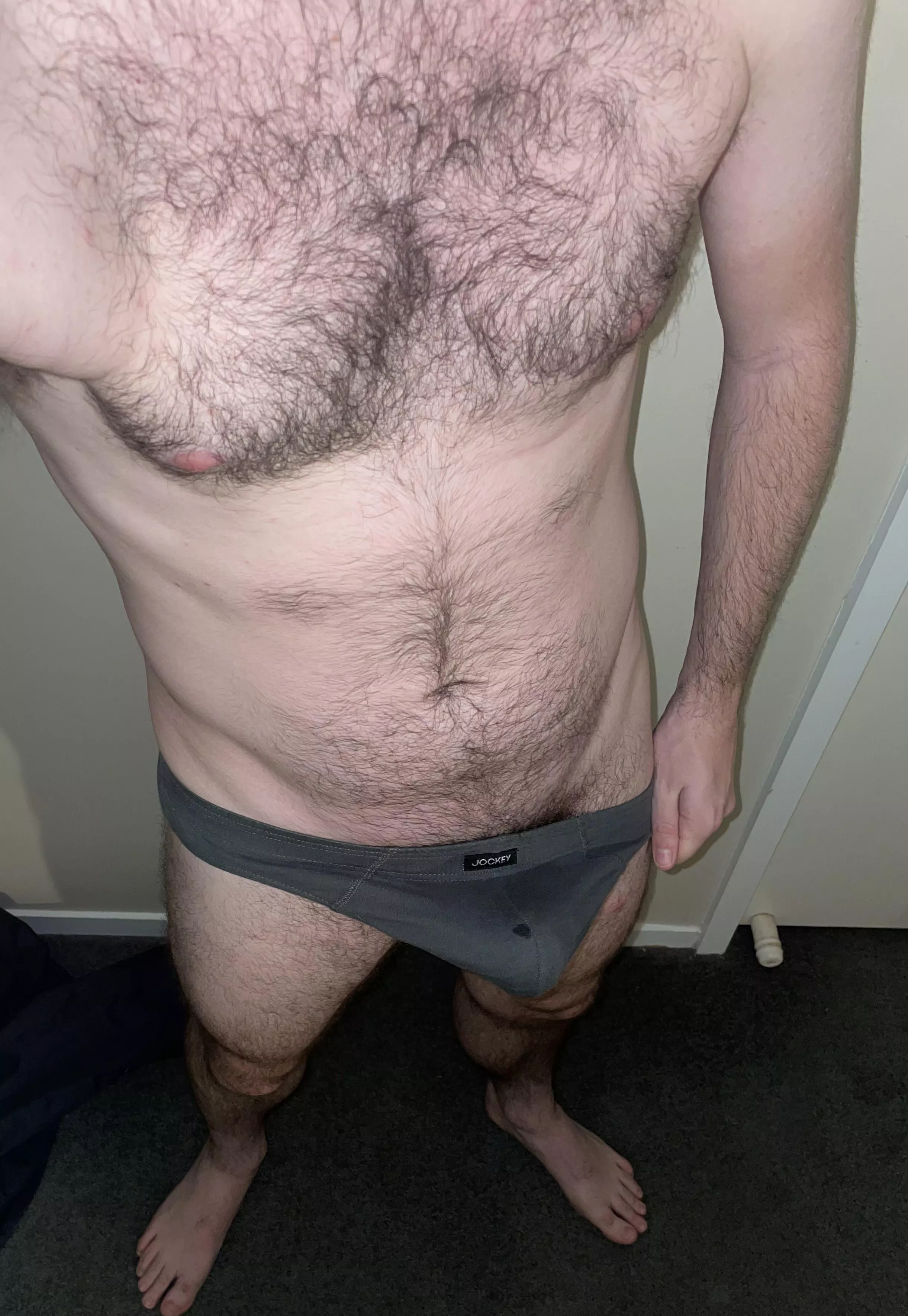 Can’t find my swimsuit bro, mind if I swim in my briefs ? [27] posted by without_apple