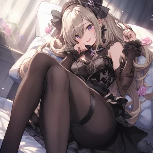 Crossed legs in tights :) (JumboidDad) by JumboidDad