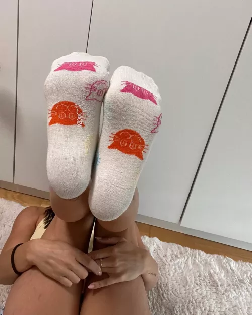 Different angles, different socks 😜 by Goddess Anna by IWorshipAnna